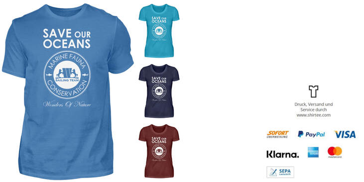 Segel T-Shirt, Save Our Oceans T-Shirt